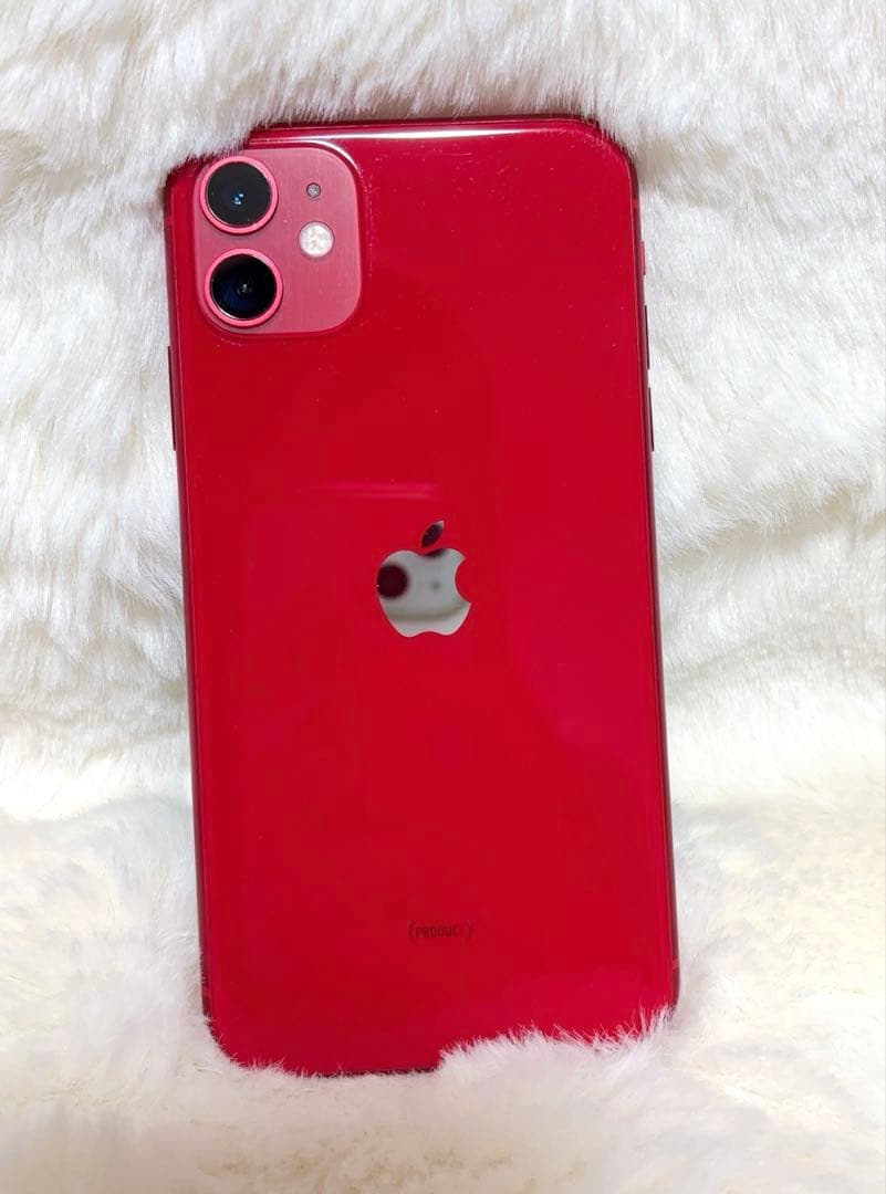 Apple iPhone 11 (PRODUCT(RED)) 本体 美品 箱無し