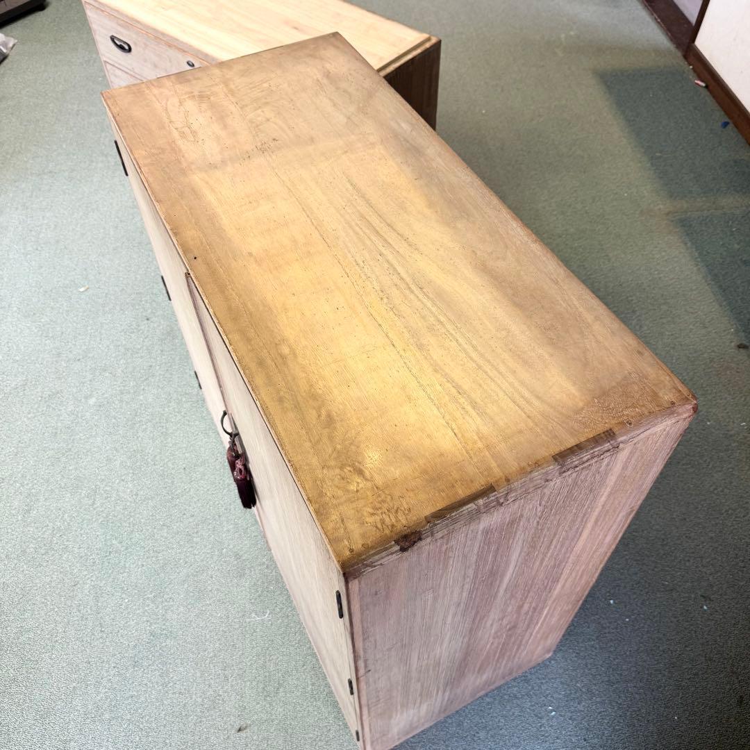 【良品】⚠︎引取限定⚠︎ 昭和 桐箪笥 桐タンス ヴィンテージ 2段