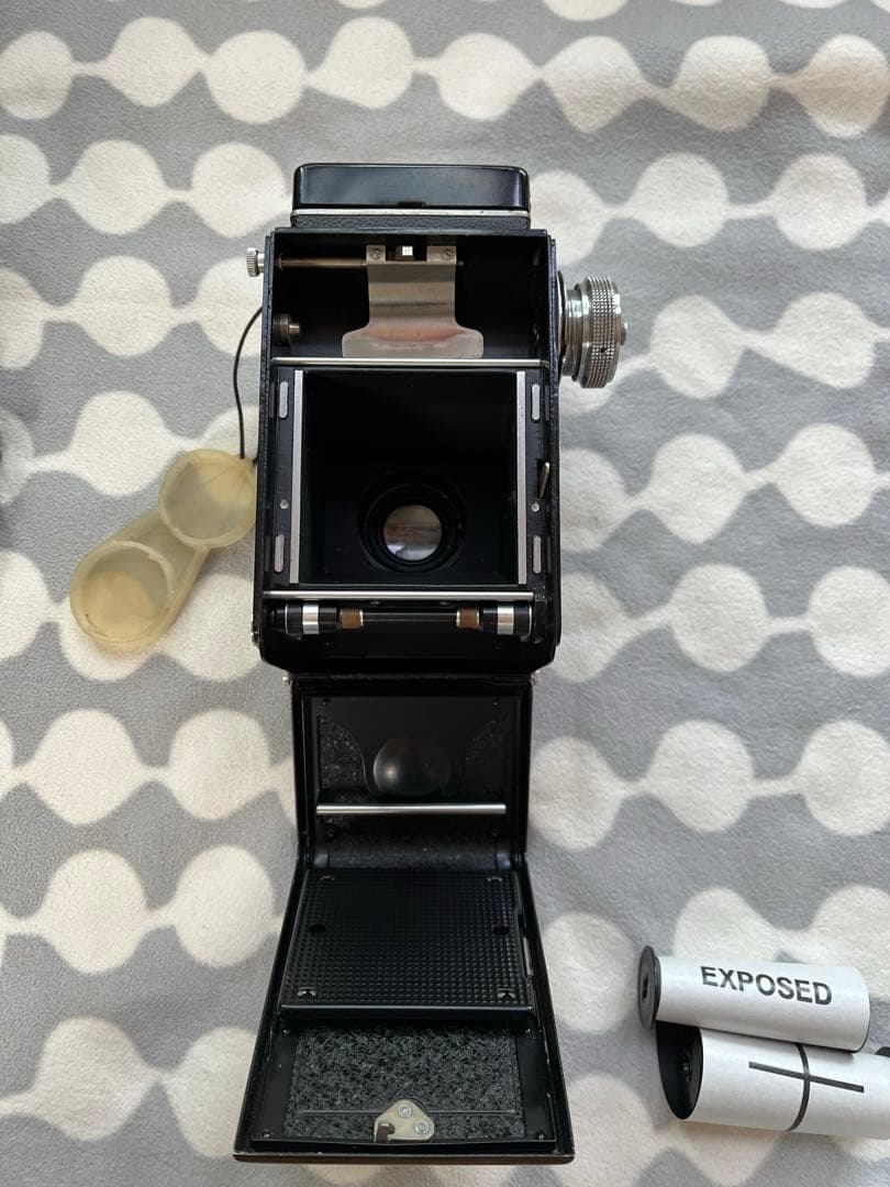 Meopta Flexaret V 二眼レフカメラ with case.