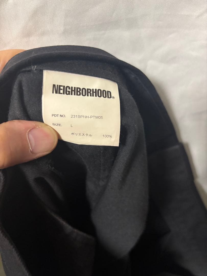 NEIGHBORHOOD パンツ スラックス チノパン ブラック Ｌサイズ