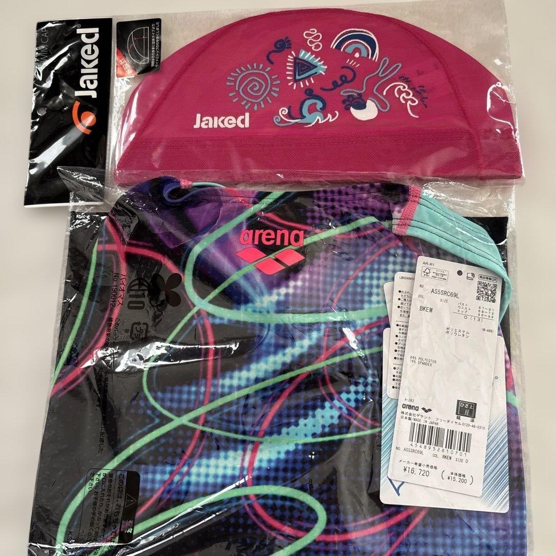 新品　レディース　アリーナ　競泳水着　Oサイズ Fina アクアレーシング