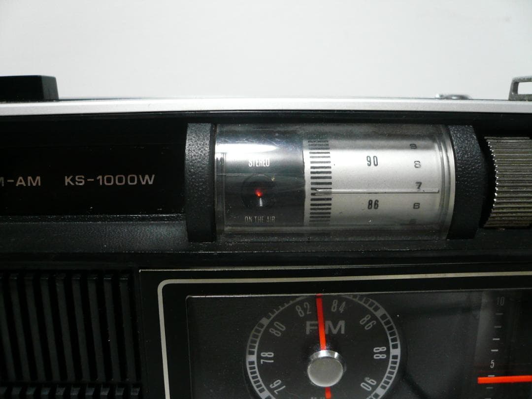 レトロ 日立 2バンドラジオ KS-1000W AW/FM ワイヤレスステレオ