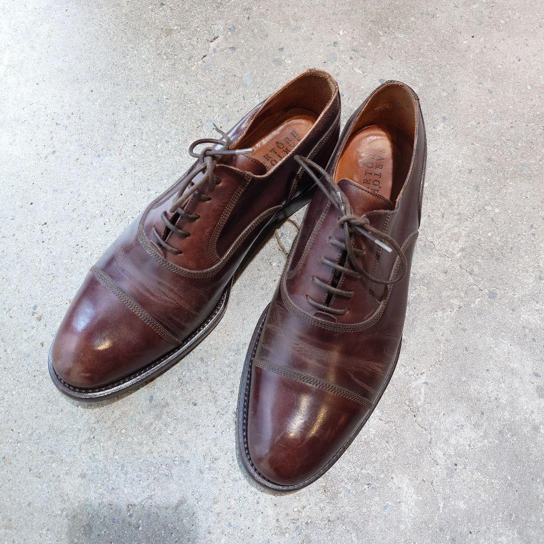 美品SARTORE　サルトル　レザーシューズ　ドレスシューズ　42　イタリア製