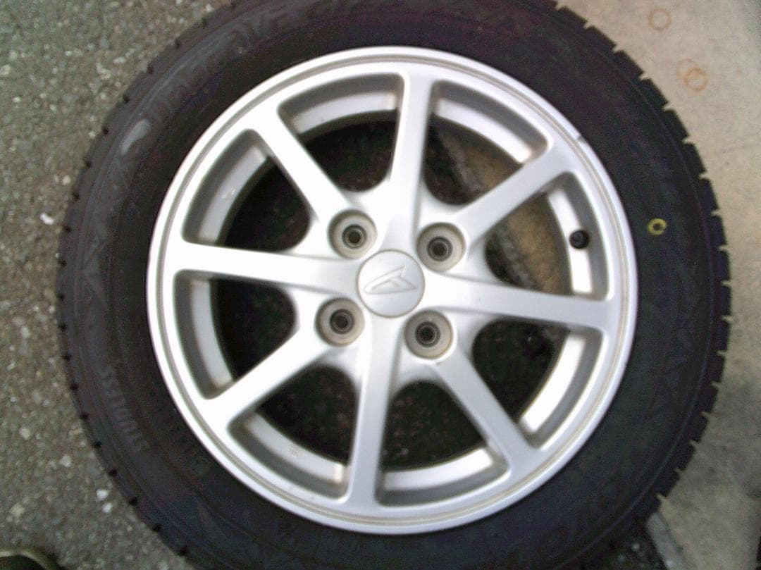 送料込★新品トーヨースタッドレス+ダイハツ純正★155/65R14★24年製★