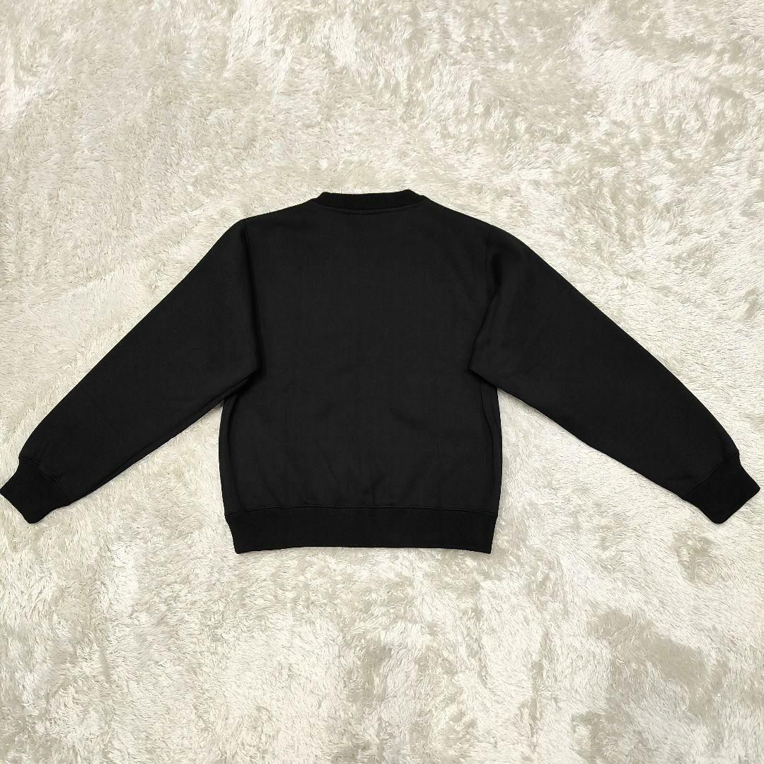 Courreges トレーナー スウェット ロゴ エナメル 黒 ピンク M