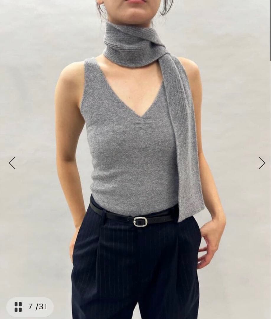 EDIT.FOR LULU カシミヤキャミソール