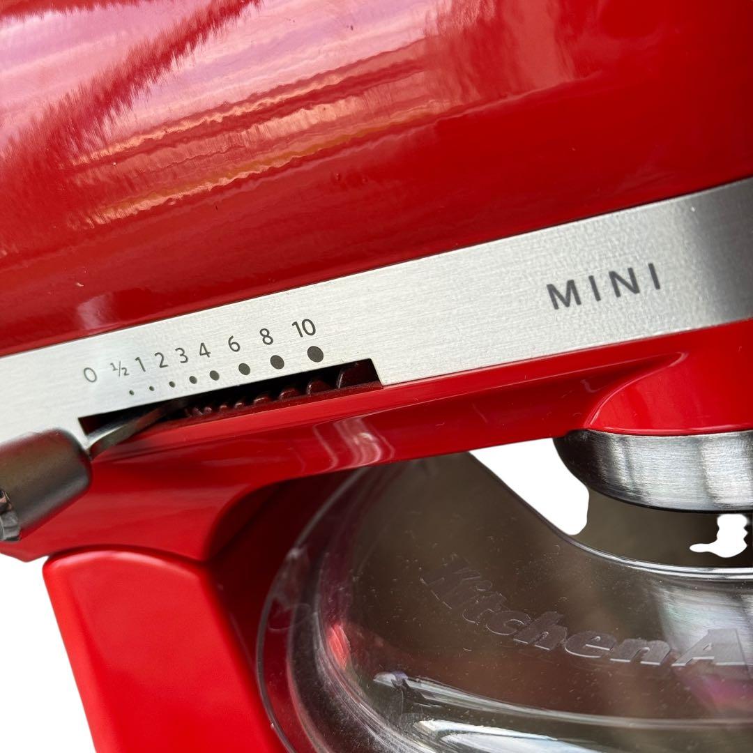 キッチンエイド アルチザンミニミキサー 3.3Lフードグラインダーセット レッド