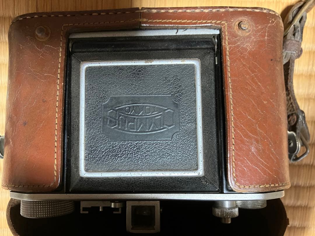 オリンパスカメラ　Olympus Six 味わい　フィルムカメラ　望遠　皮ケース