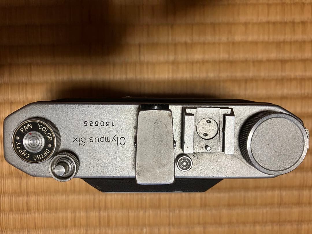 オリンパスカメラ　Olympus Six 味わい　フィルムカメラ　望遠　皮ケース