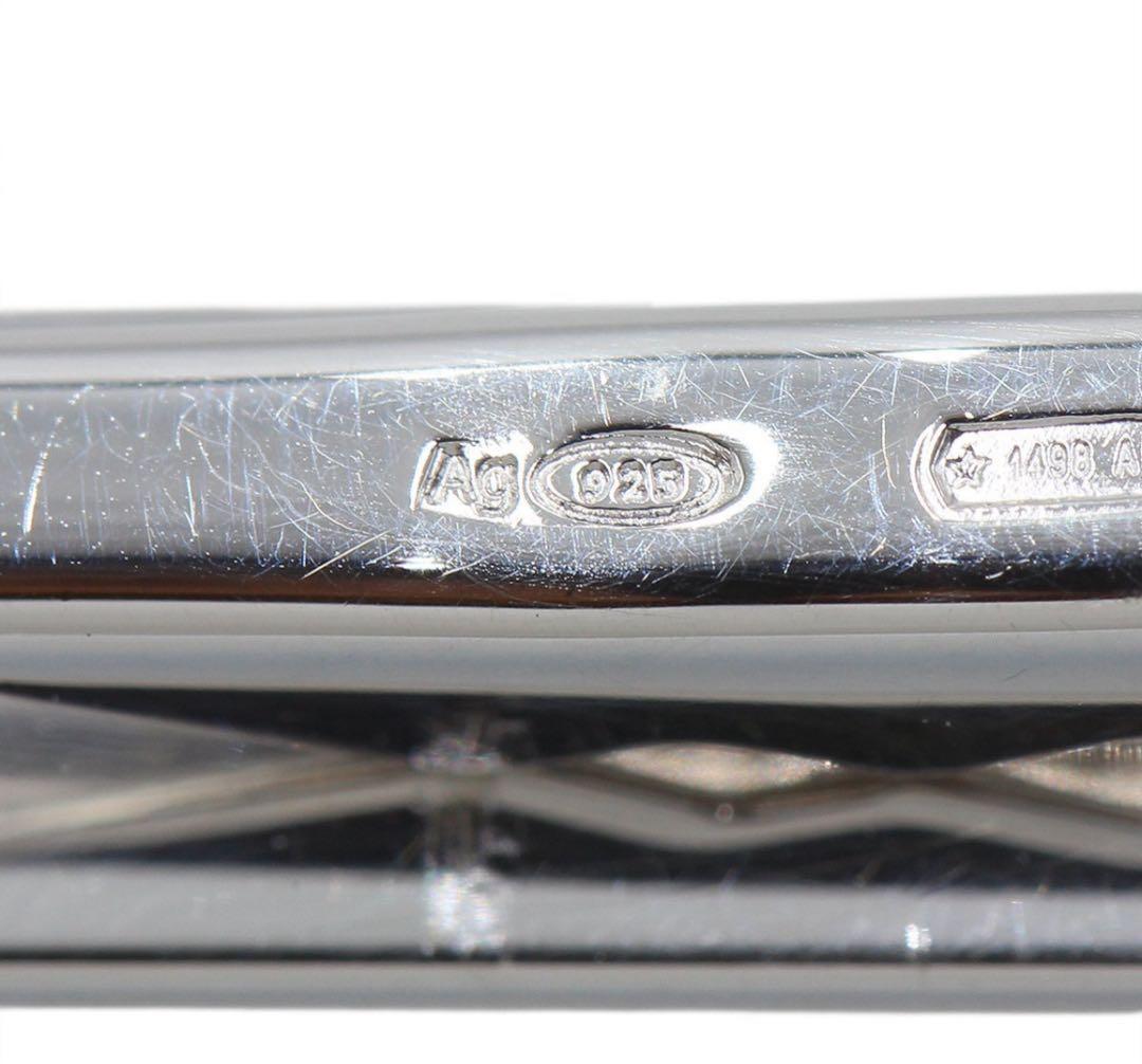 N2688 ブルガリ ブルガリブルガリ SV925×オニキスタイピンネクタイピン