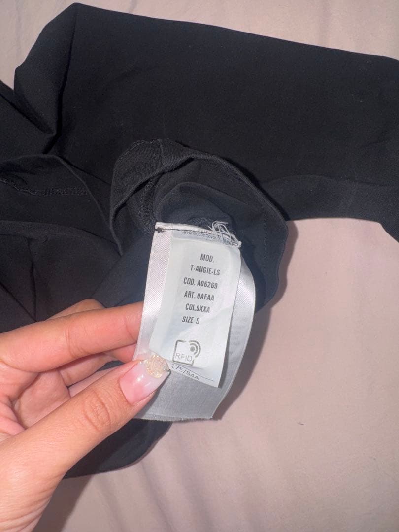 DIESEL ブラック 長袖カットソー