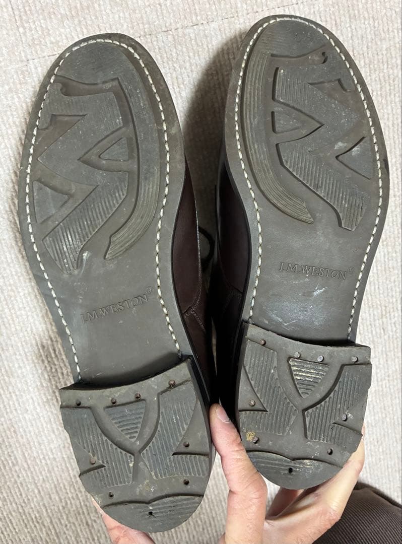 美品　JM WESTON GOLF ノヴォカーフ　ダークブラウン　5 1/2E