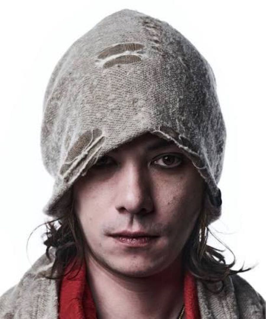 キリュウキリュウ ダメージ加工 ニット帽 ビーニー