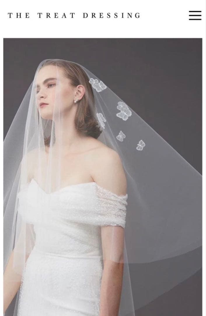 ウェディングロングベール　The Treat dressing