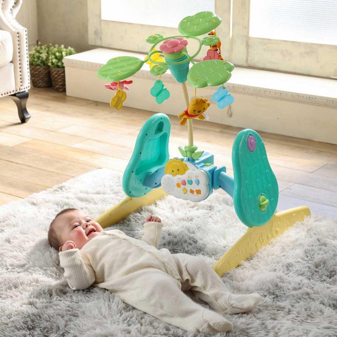 くまのプーさん　えらべる回転　6WAYジムにへんしんメリー　プーメリー