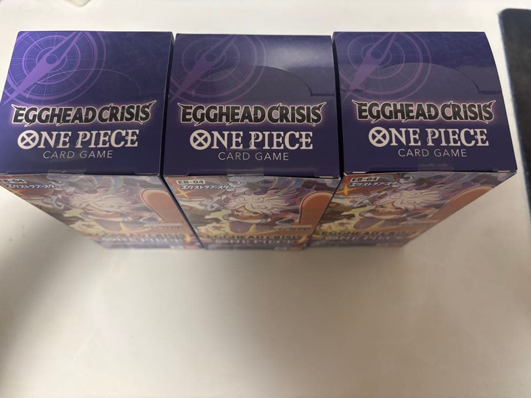 ワンピースカードEGGHEAD CRISIS エッグヘッドクライシス　3BOX