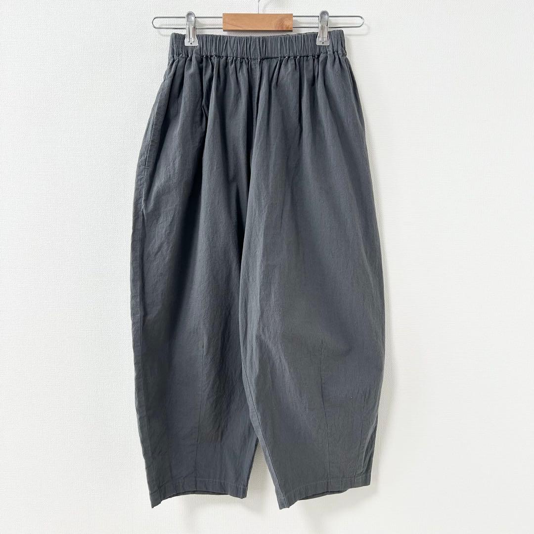 huis 遠州織物 コードレーンバルーンパンツ　グレー