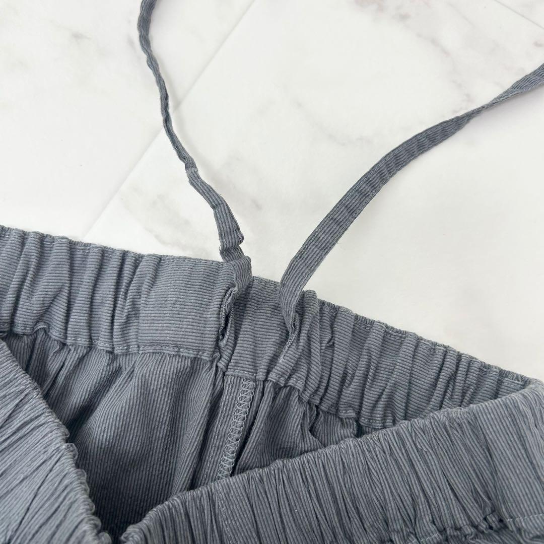 huis 遠州織物 コードレーンバルーンパンツ　グレー