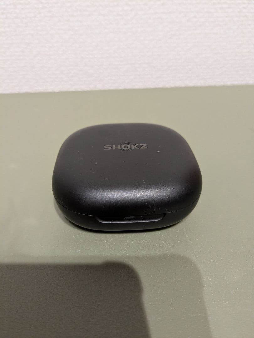 SHOKZ OPENFIT 2 ワイヤレスイヤホン ブラック 充電ケース付き