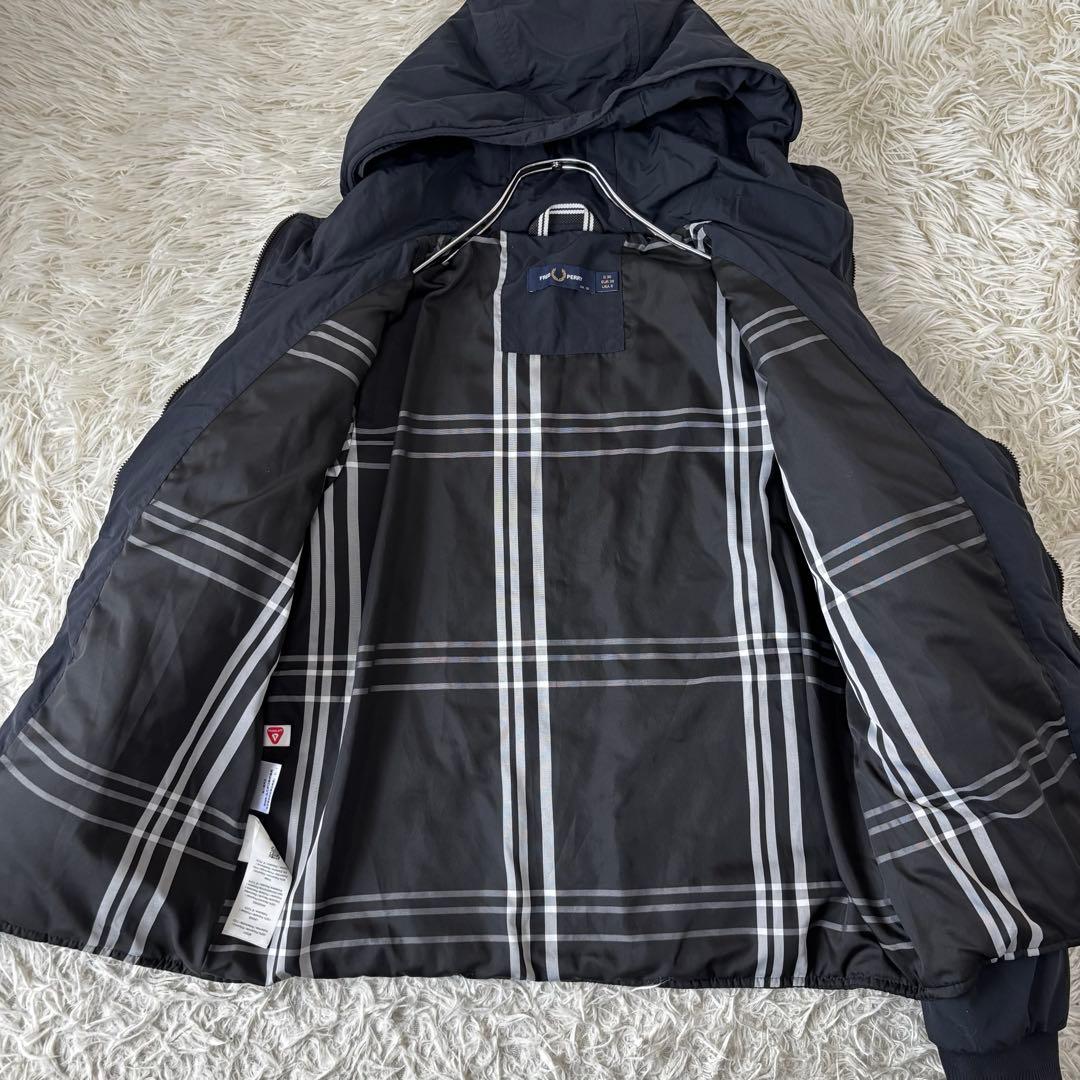 FRED PERRY✨5wayモッズダウンコート2点セット　ファーチェック　刺繍