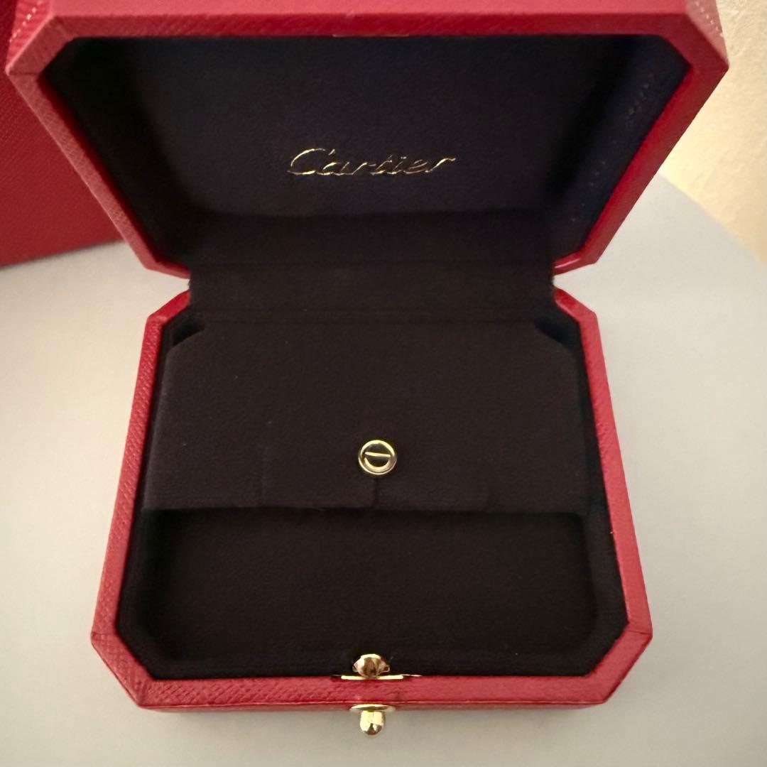 Cartierカルティエ LOVE シングルピアス YG（片耳用）