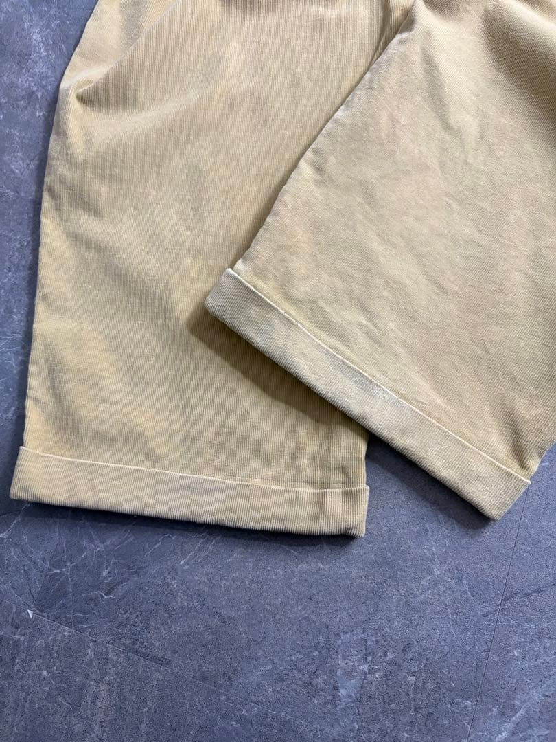パンツ 90s Giorgio Armani wide corduroy slacks