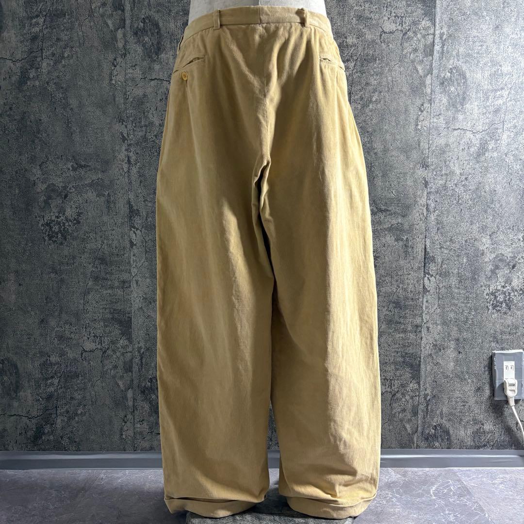 パンツ 90s Giorgio Armani wide corduroy slacks