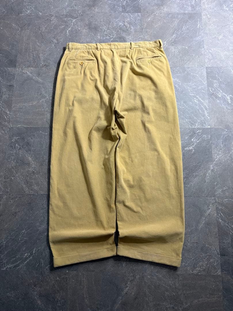 パンツ 90s Giorgio Armani wide corduroy slacks