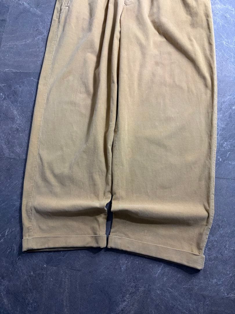 パンツ 90s Giorgio Armani wide corduroy slacks