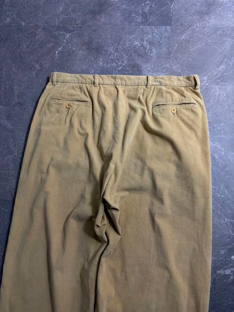 パンツ 90s Giorgio Armani wide corduroy slacks