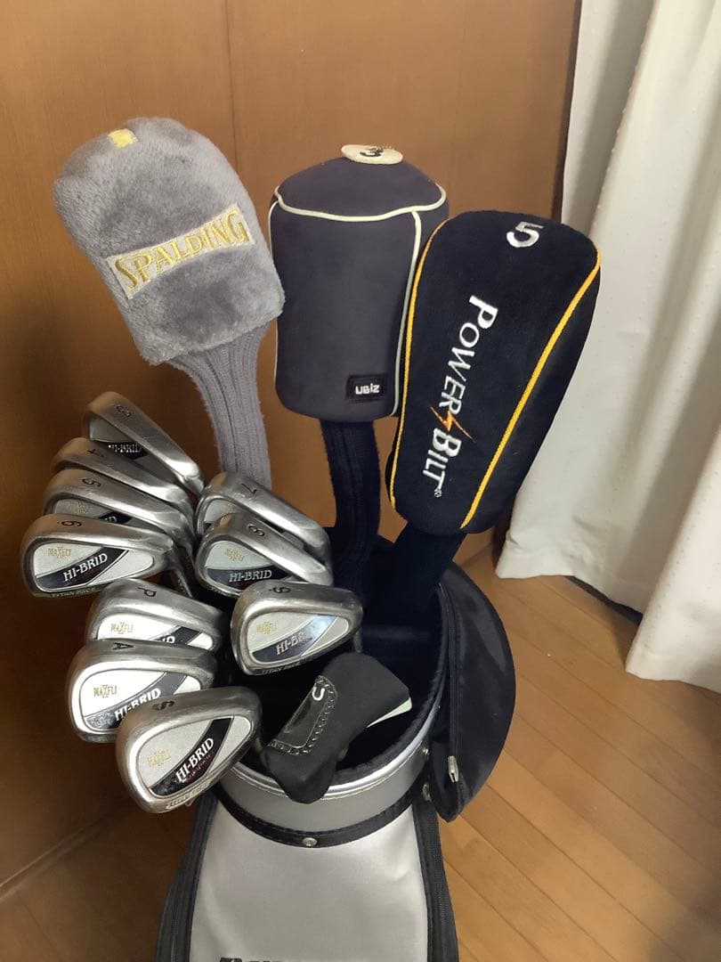 メンズ　ゴルフクラブ　フルセット　ダンロップ他14本セット　キャディバッグ付