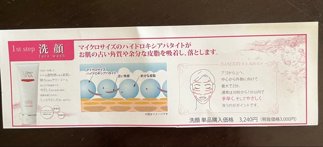 NANODIVA 高分散性ハイドロキシアパタイト 洗顔料7本セット