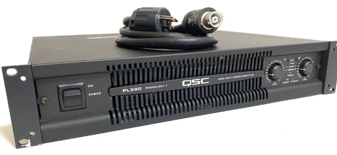 QSC PL380 パワーアンプ PAアンプ Power Amplifier ⑥