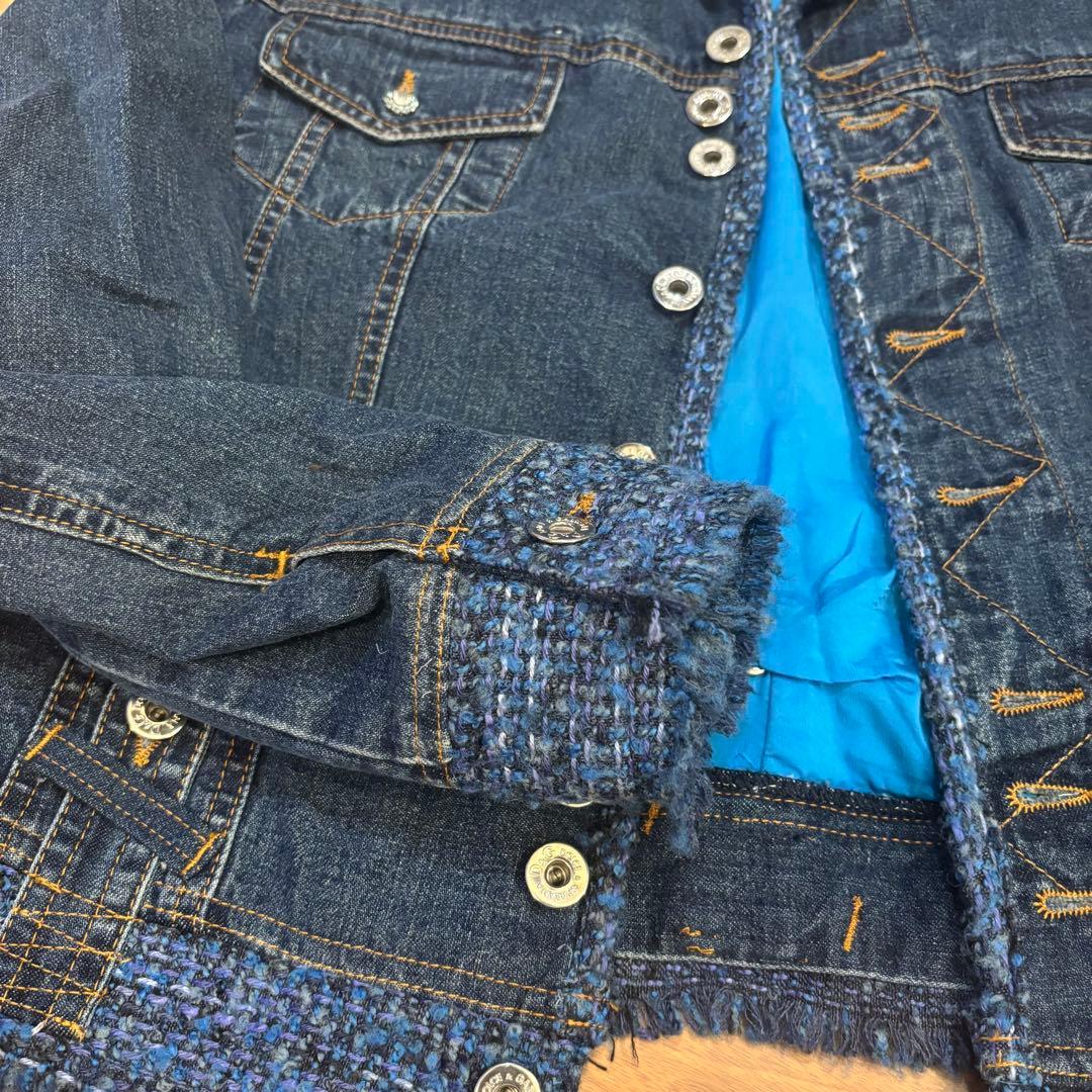 DOLCE & GABBANA ダークブルー デニムジャケット