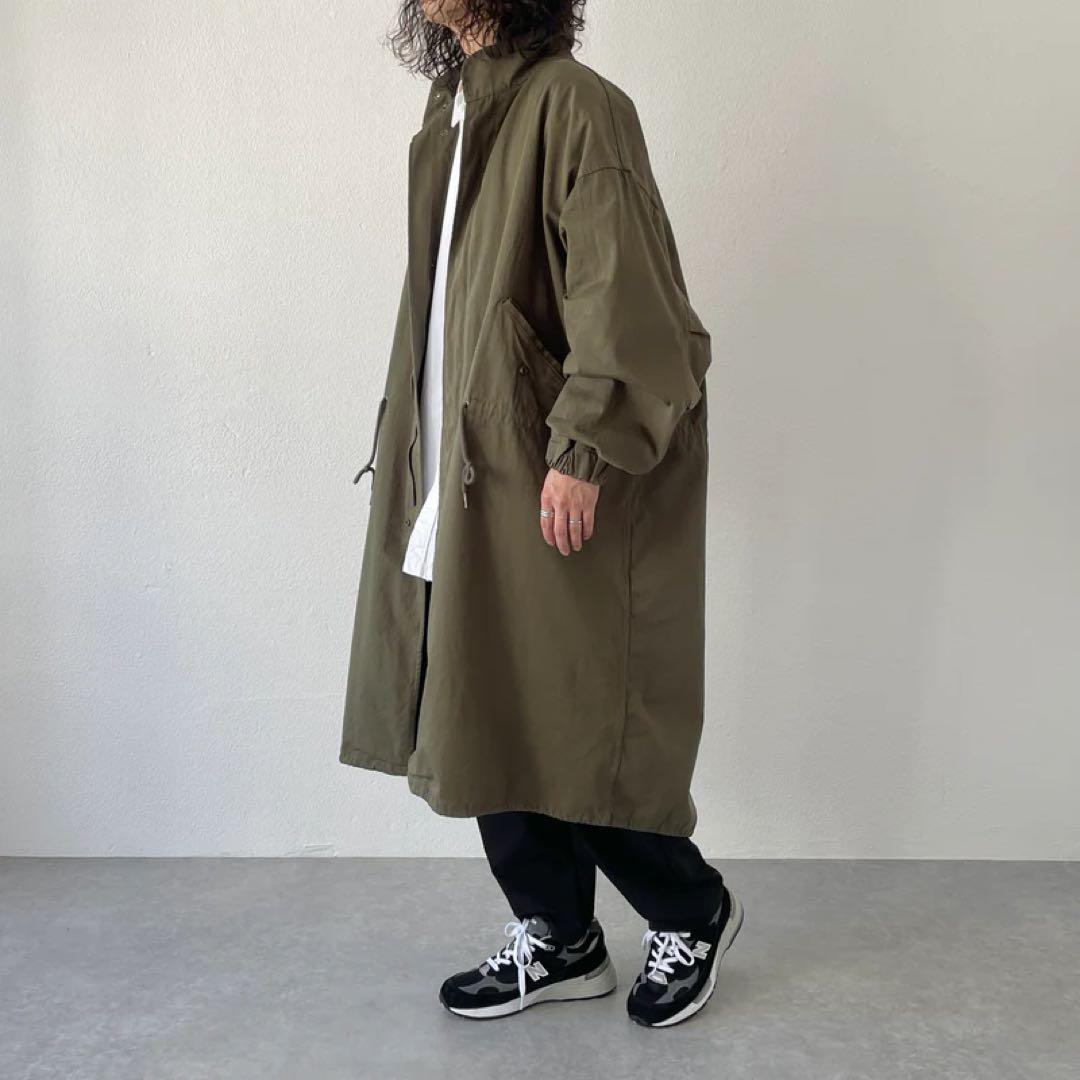 natto ビンテージライクミリタリーモッズコート / オリーブ 新品 男女兼用
