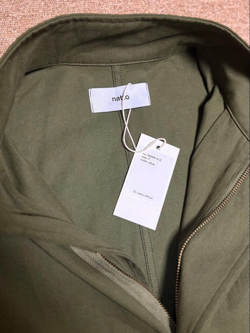 natto ビンテージライクミリタリーモッズコート / オリーブ 新品 男女兼用