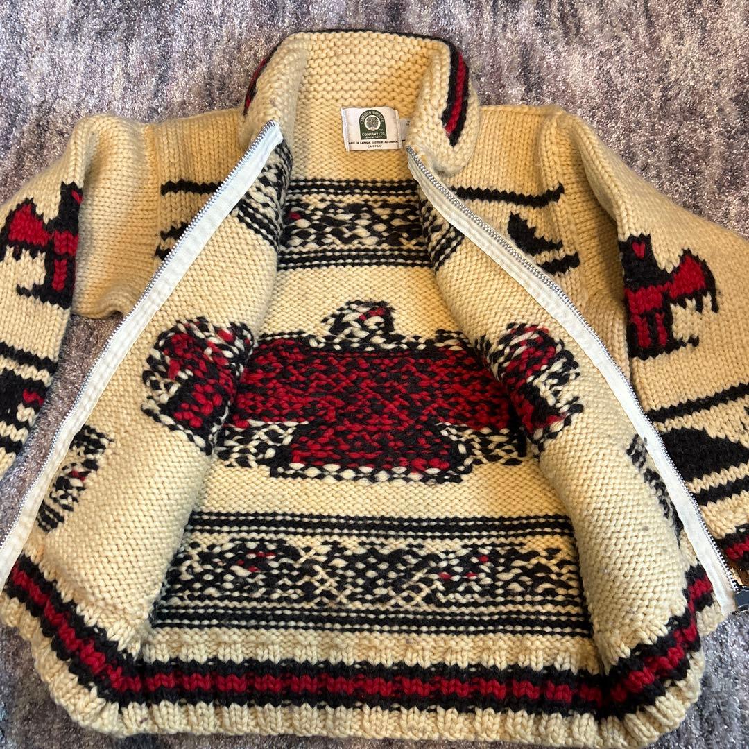 中古品　カウチンニット