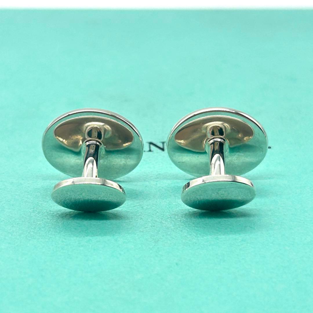 美品　ティファニー　リターントゥ　オーバル　カフス　シルバー　925