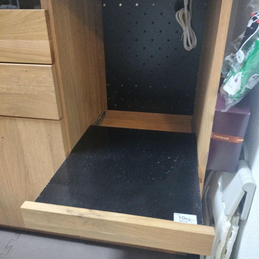 ハウタ OCTA 幅120 キッチンボード食器棚 オーク材