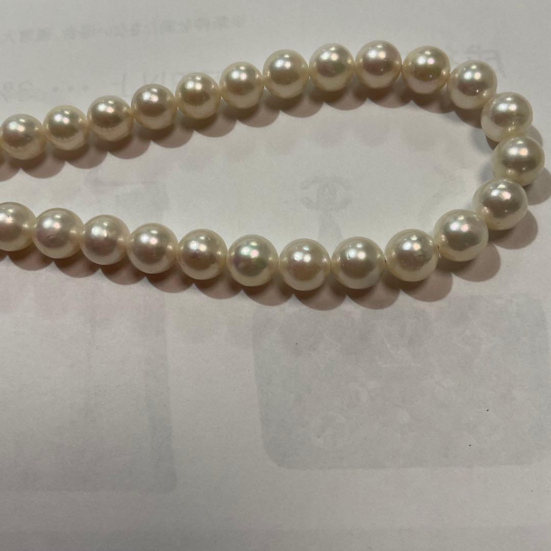 あこや真珠鑑別書付きネックレス〔108819