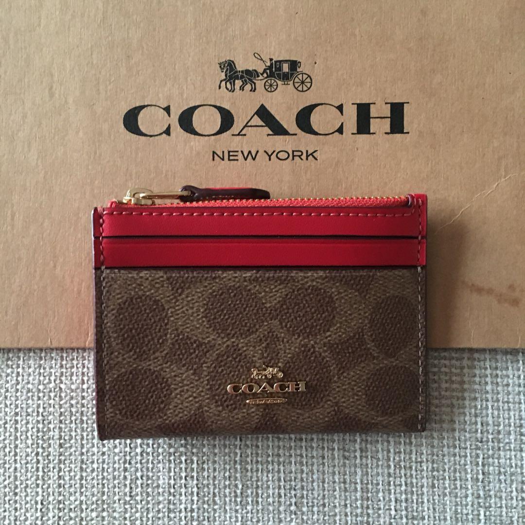 新品 COACH コーチ 定価23,100円  パス IDケース 財布