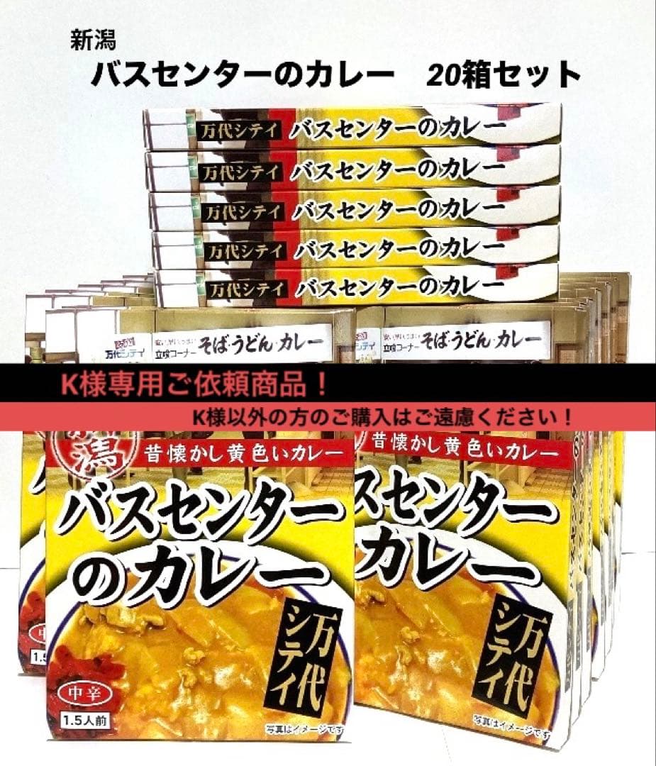 【Kご予約商品！】新潟 バスセンターのカレー　20個セット