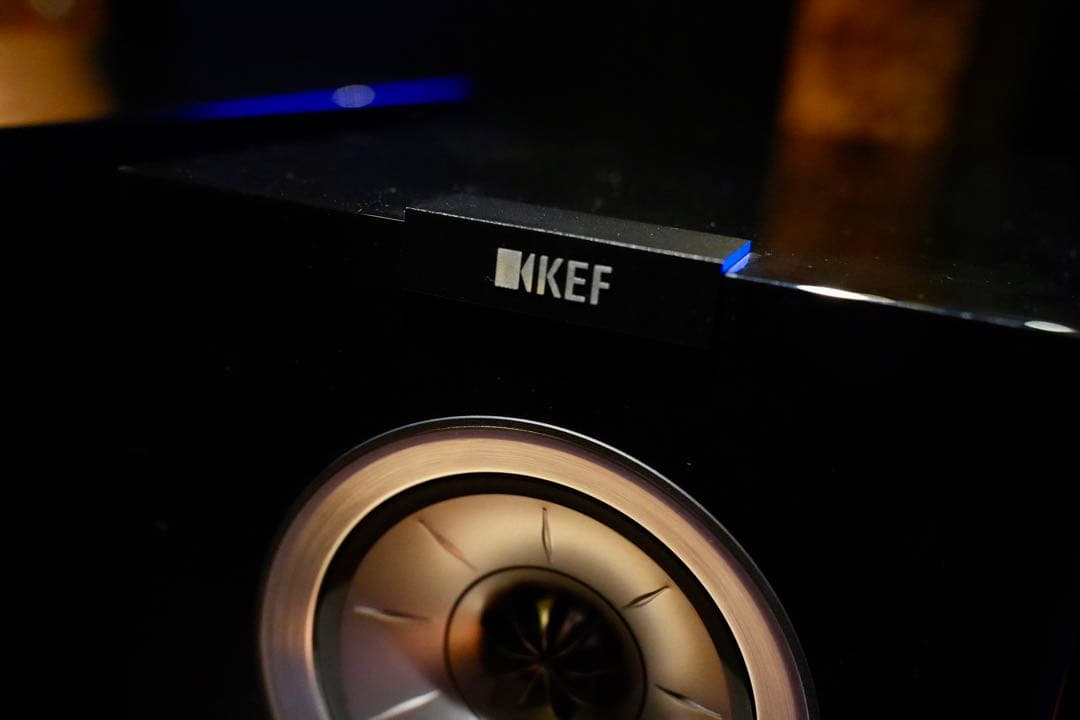 KEF R300 スピーカー ピアノブラック ペア