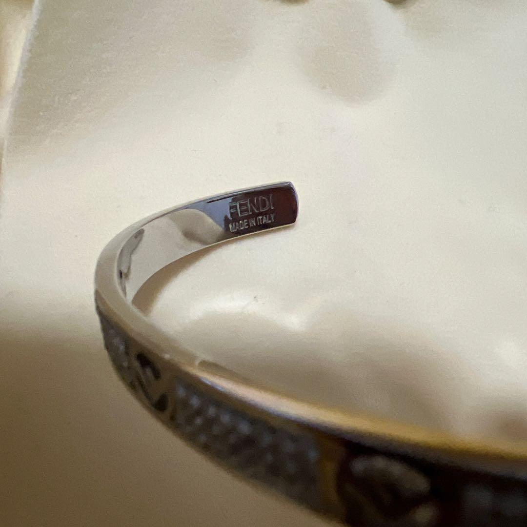 フェンディ FENDI バングル シルバー S