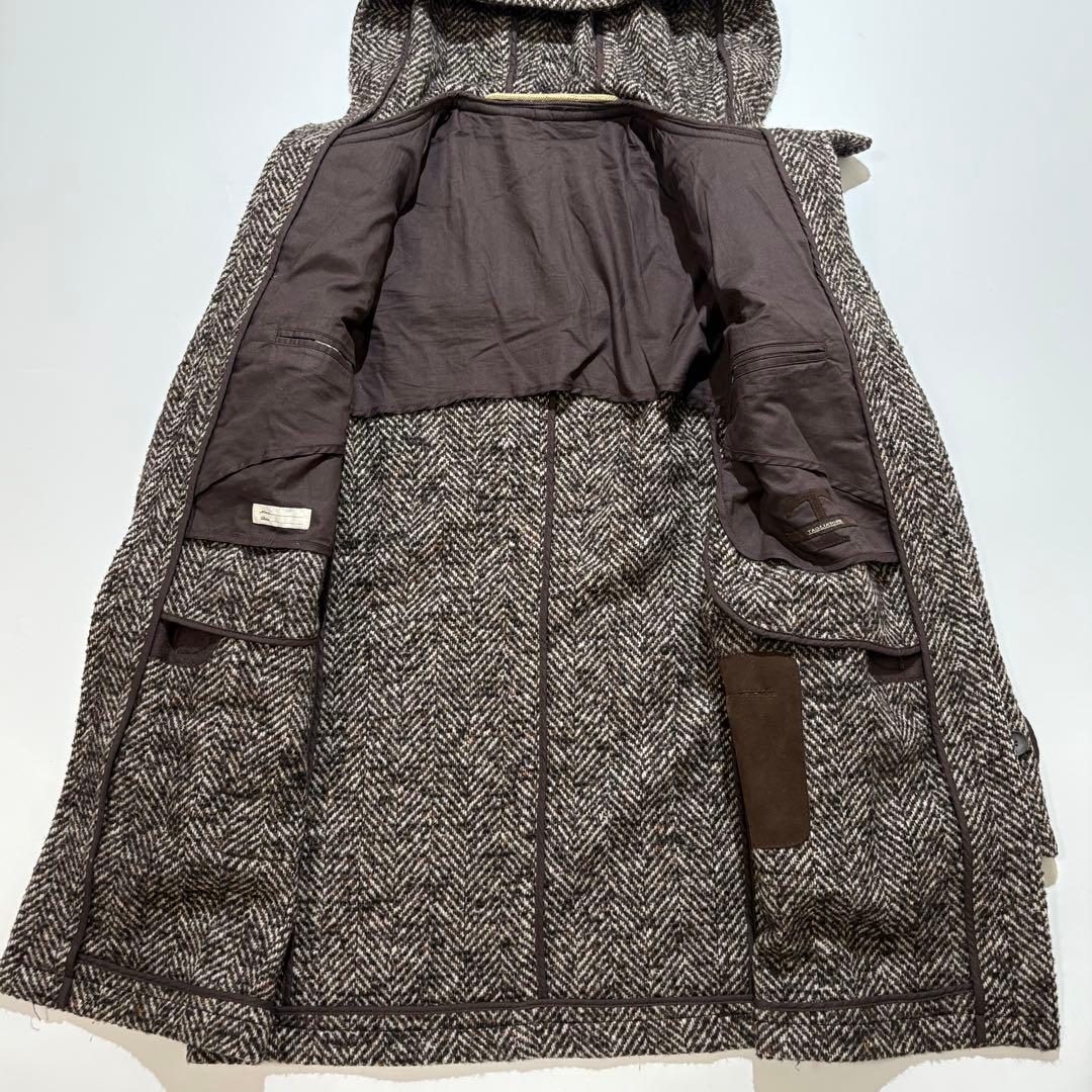 【美品】TAGLIATORE ダッフルコート ツイード mixカラー 46