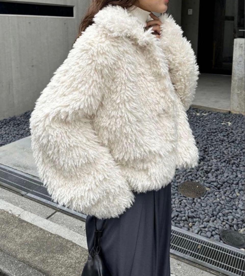 mline プードルコート　アイボリー