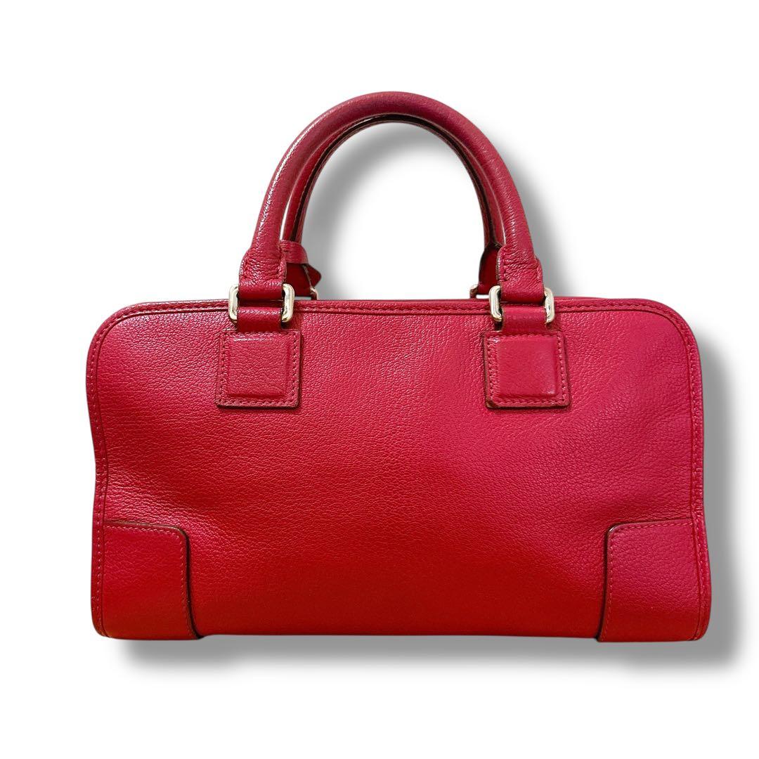 LOEWE ロエベ アマソナ28 アナグラム ハンドバッグ　ミニボストン　レザー