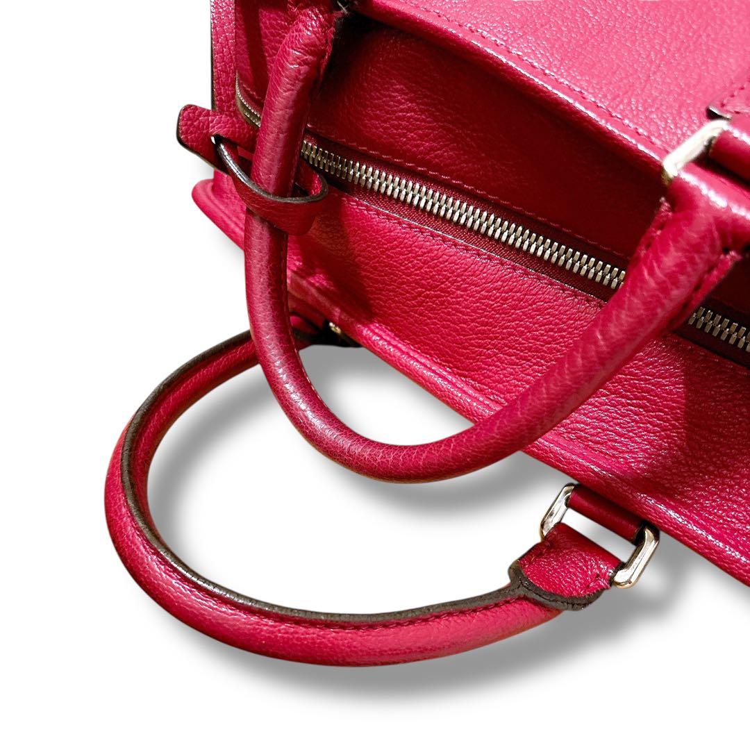 LOEWE ロエベ アマソナ28 アナグラム ハンドバッグ　ミニボストン　レザー