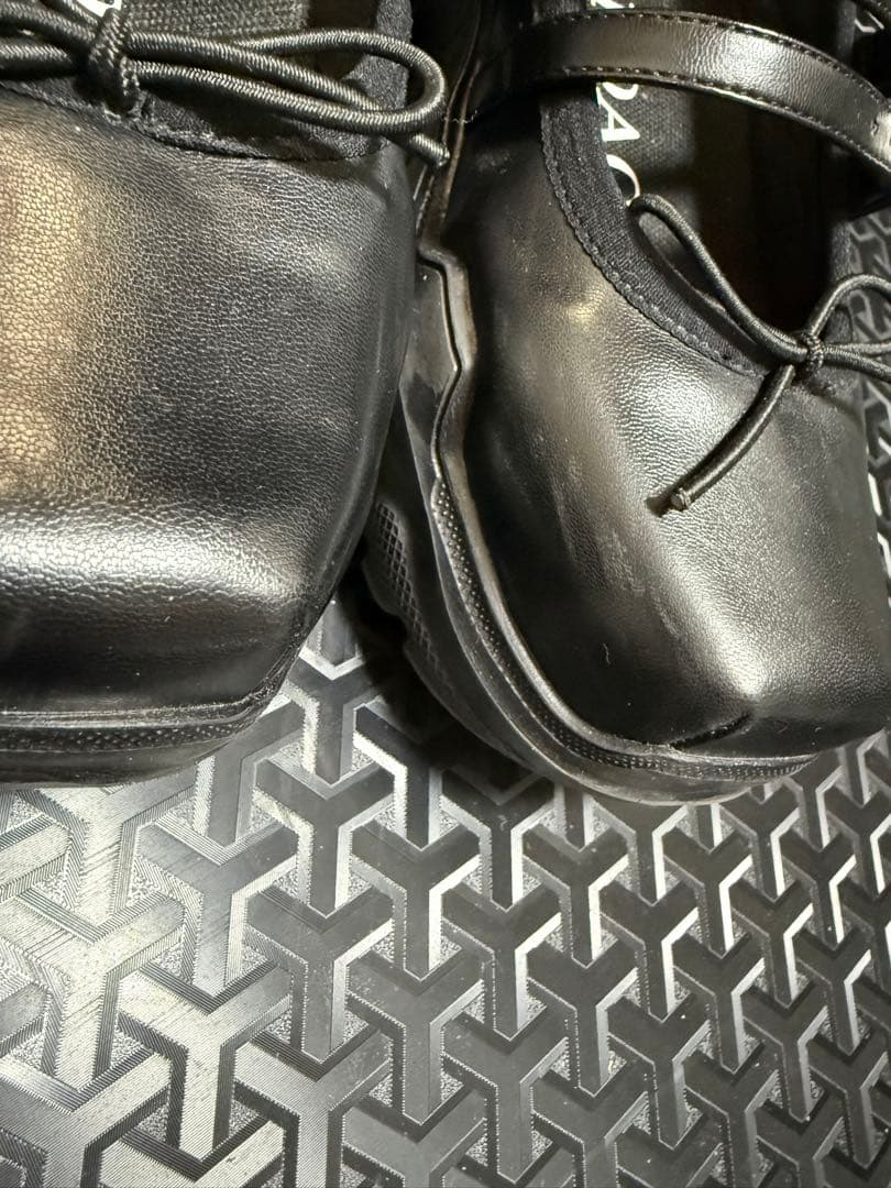 AKIKOAOKI アキコアオキ スニーカー　ローファー 24 ブラック