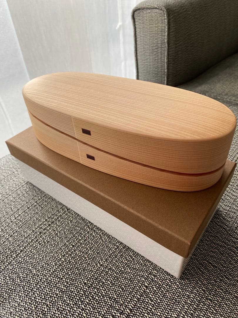 大館工芸社　曲げわっぱ　弁当箱　軌　朱色